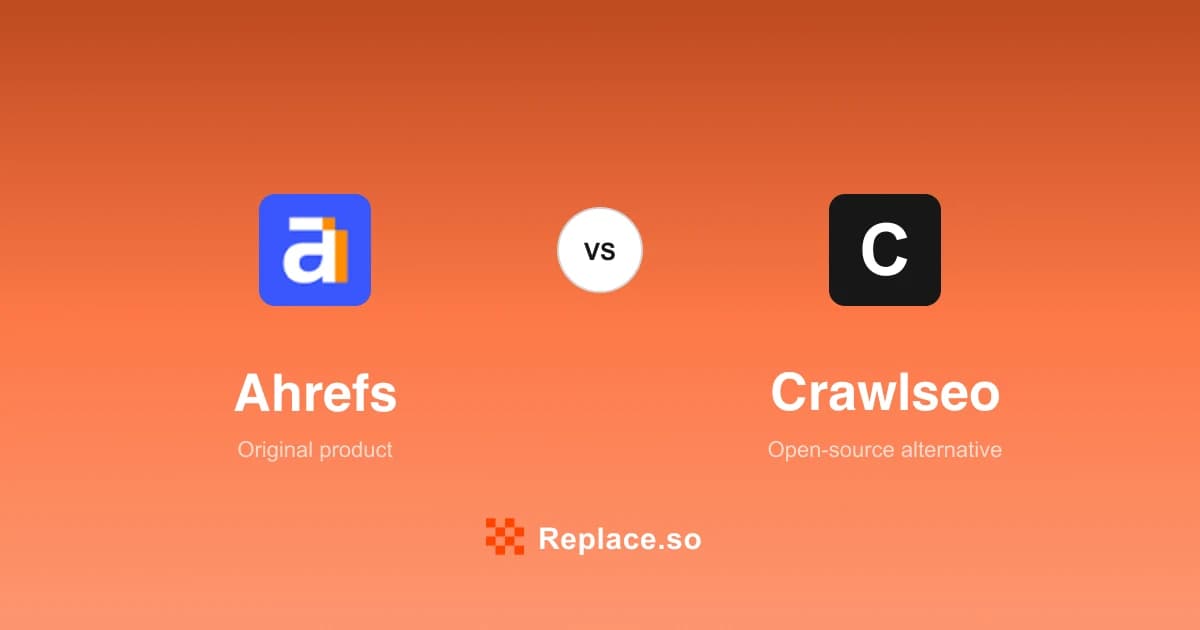 Ahrefs versus Crawlseo comparison