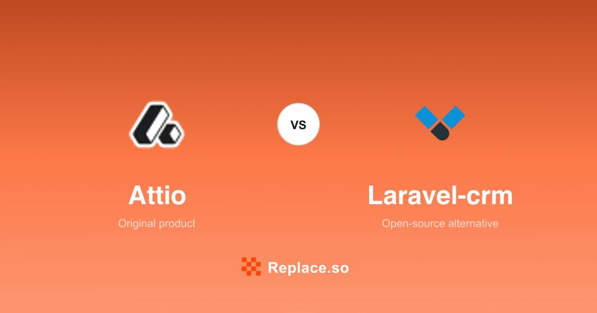 Attio versus Laravel-crm comparison
