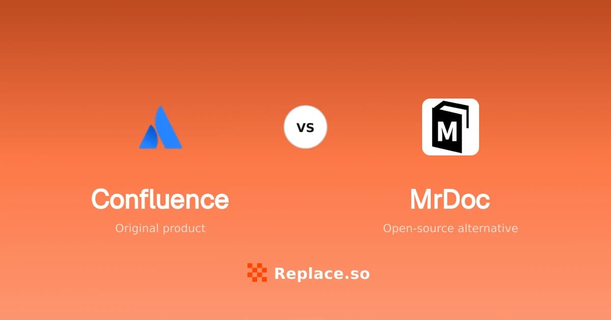 Confluence versus MrDoc comparison