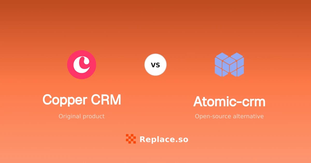 Copper CRM versus Atomic-crm comparison