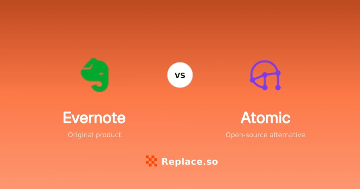 Evernote versus Atomic comparison