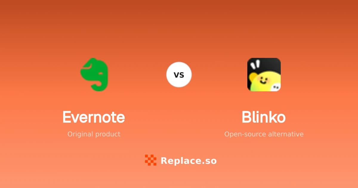 Evernote versus Blinko comparison