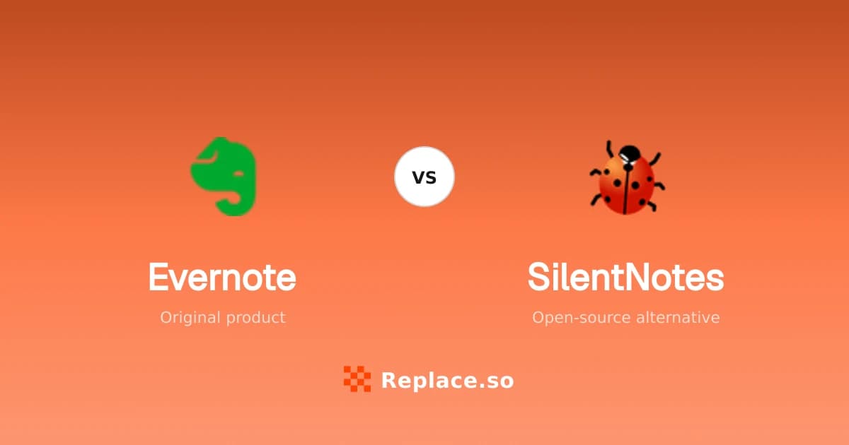 Evernote versus SilentNotes comparison