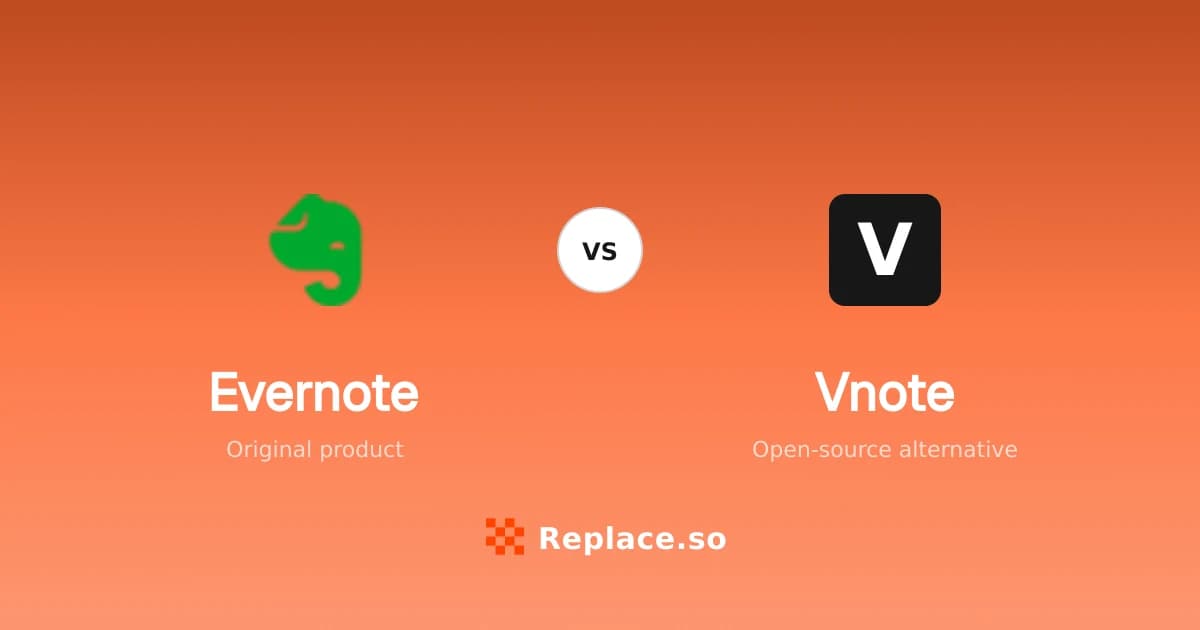 Evernote versus Vnote comparison