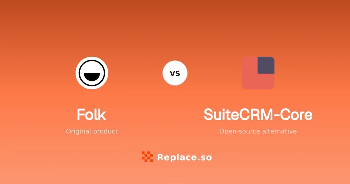 Folk versus SuiteCRM-Core comparison