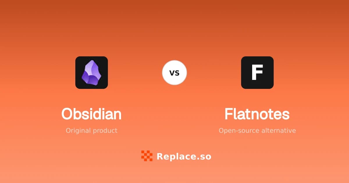 Obsidian versus Flatnotes comparison