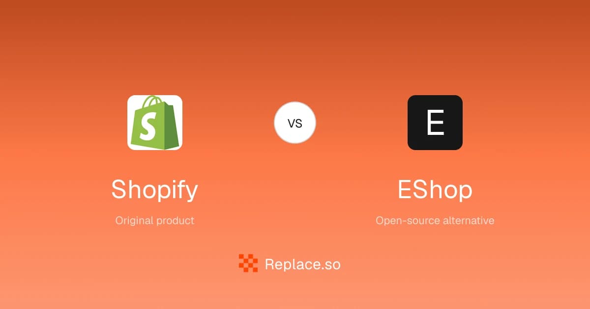 Shopify versus EShop comparison