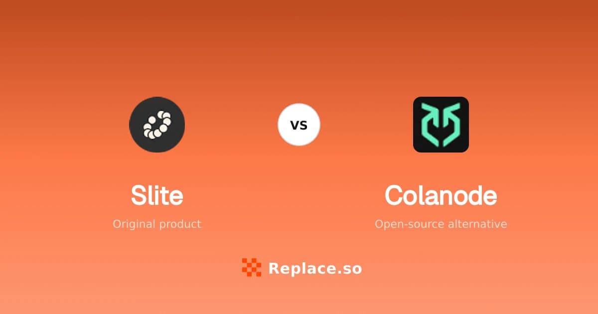 Slite versus Colanode comparison