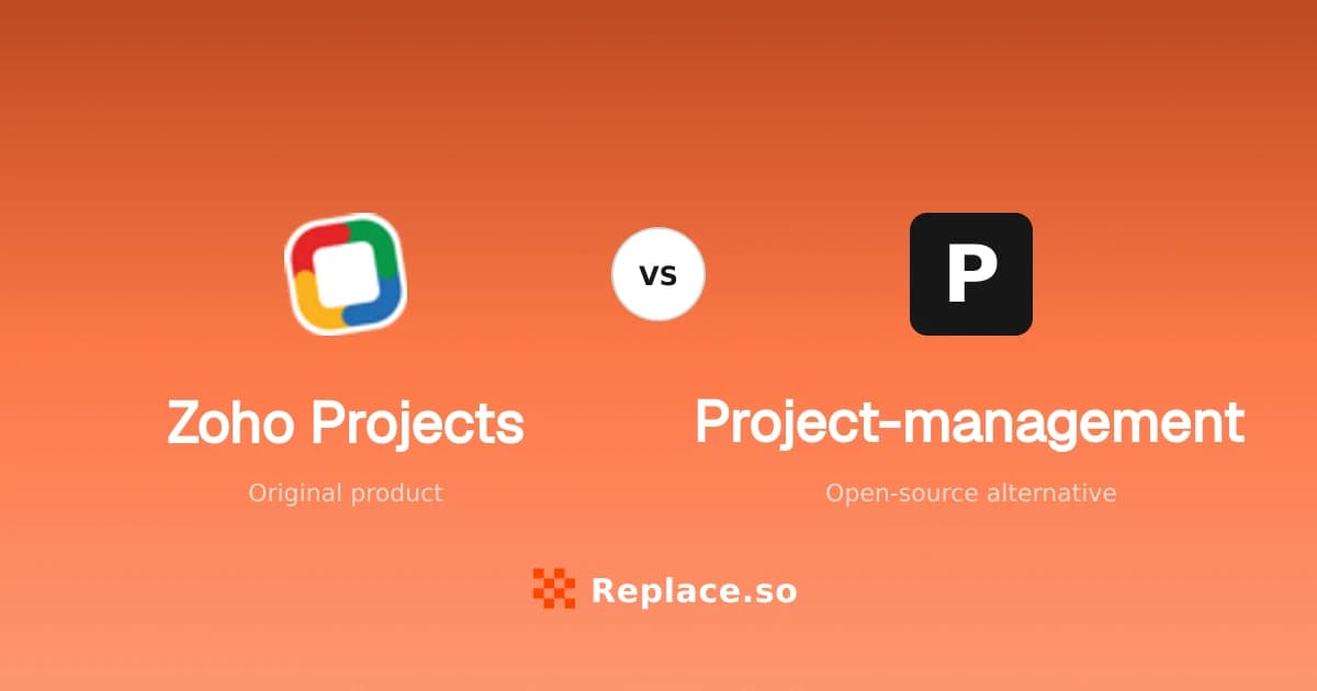 Zoho Projects versus Project-management comparison