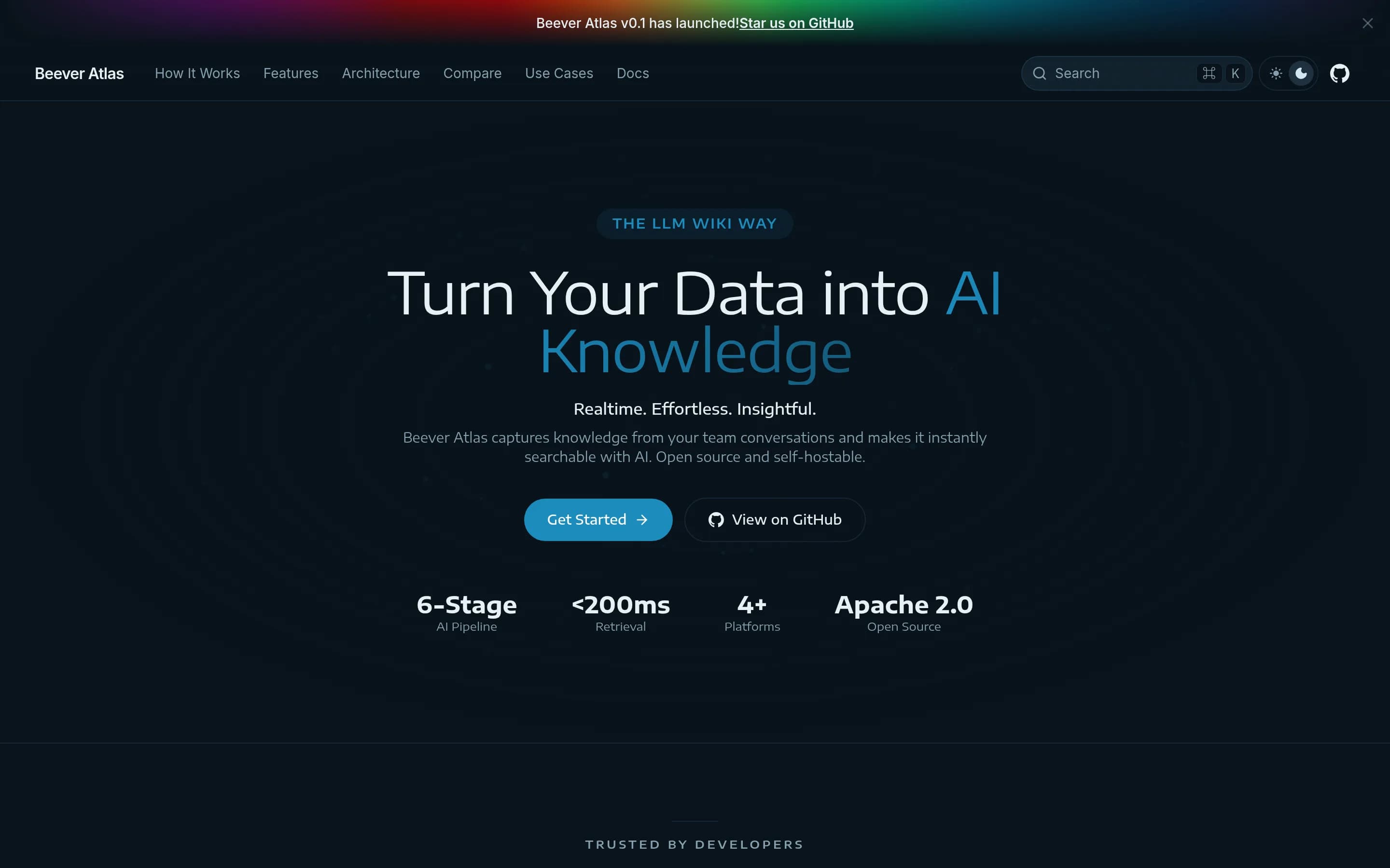 Beever-atlas website screenshot