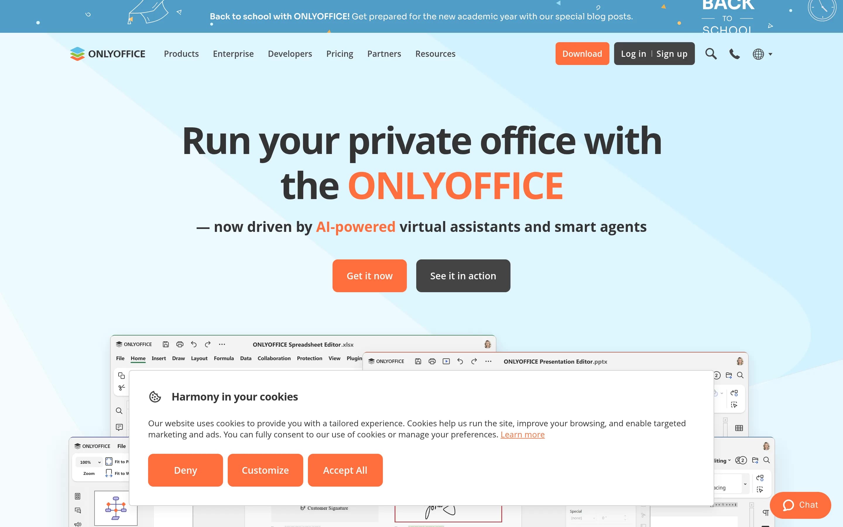 CommunityServer website screenshot