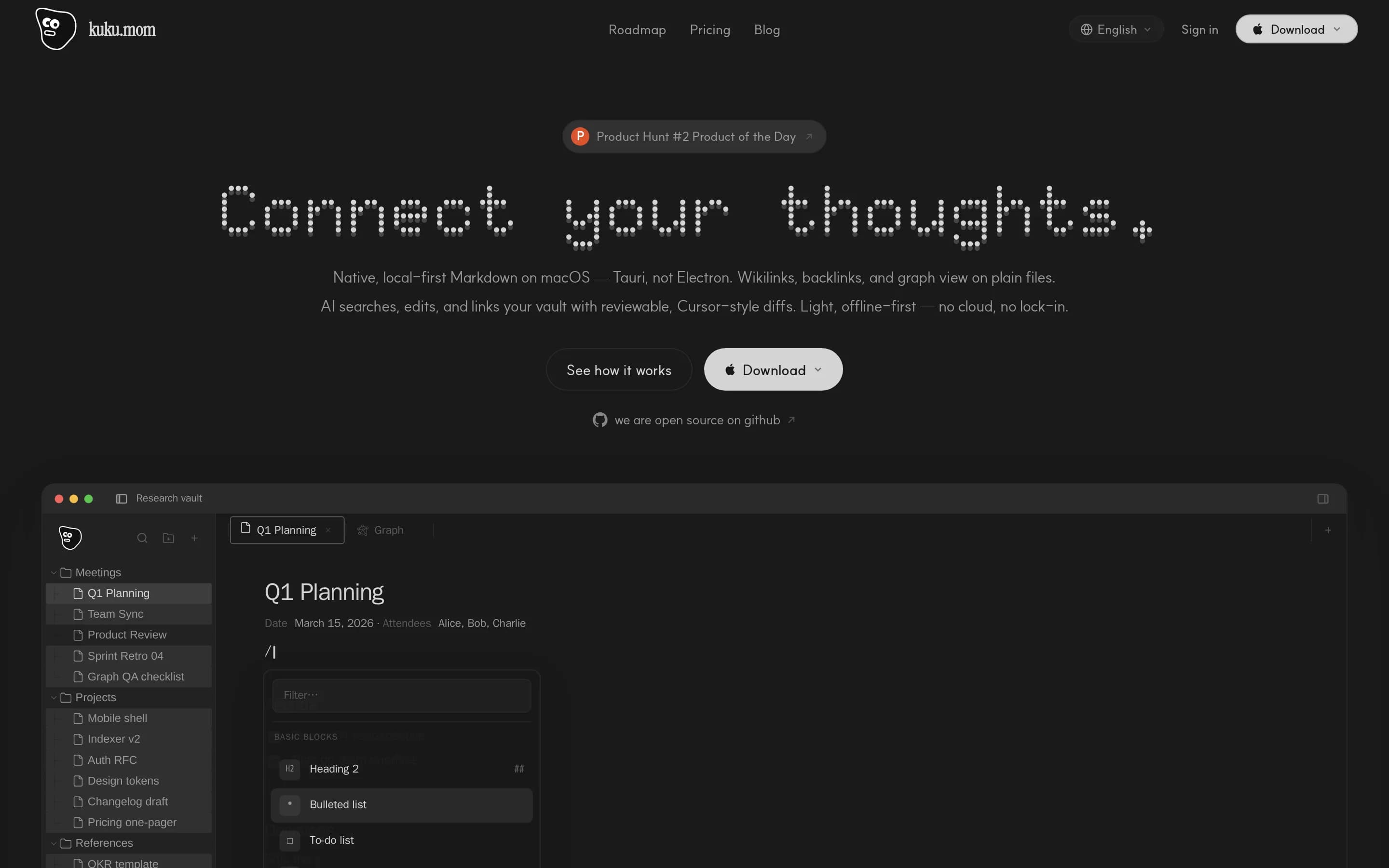 Kuku website screenshot