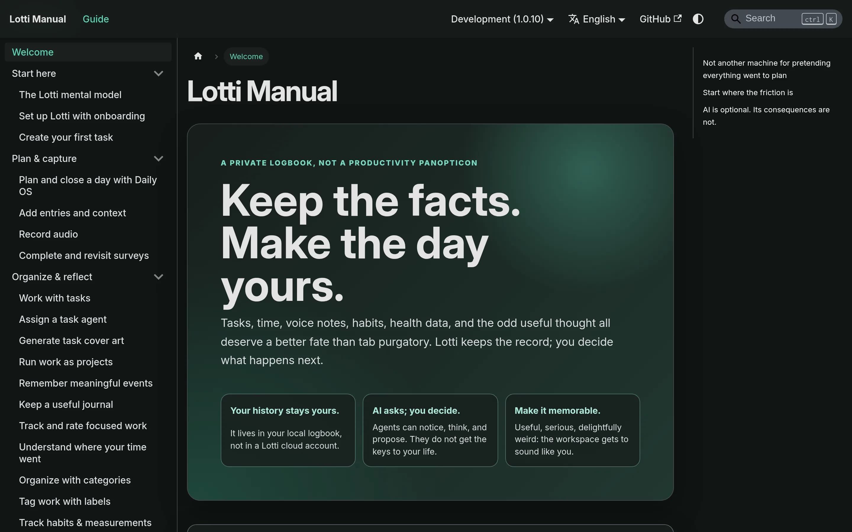 Lotti website screenshot