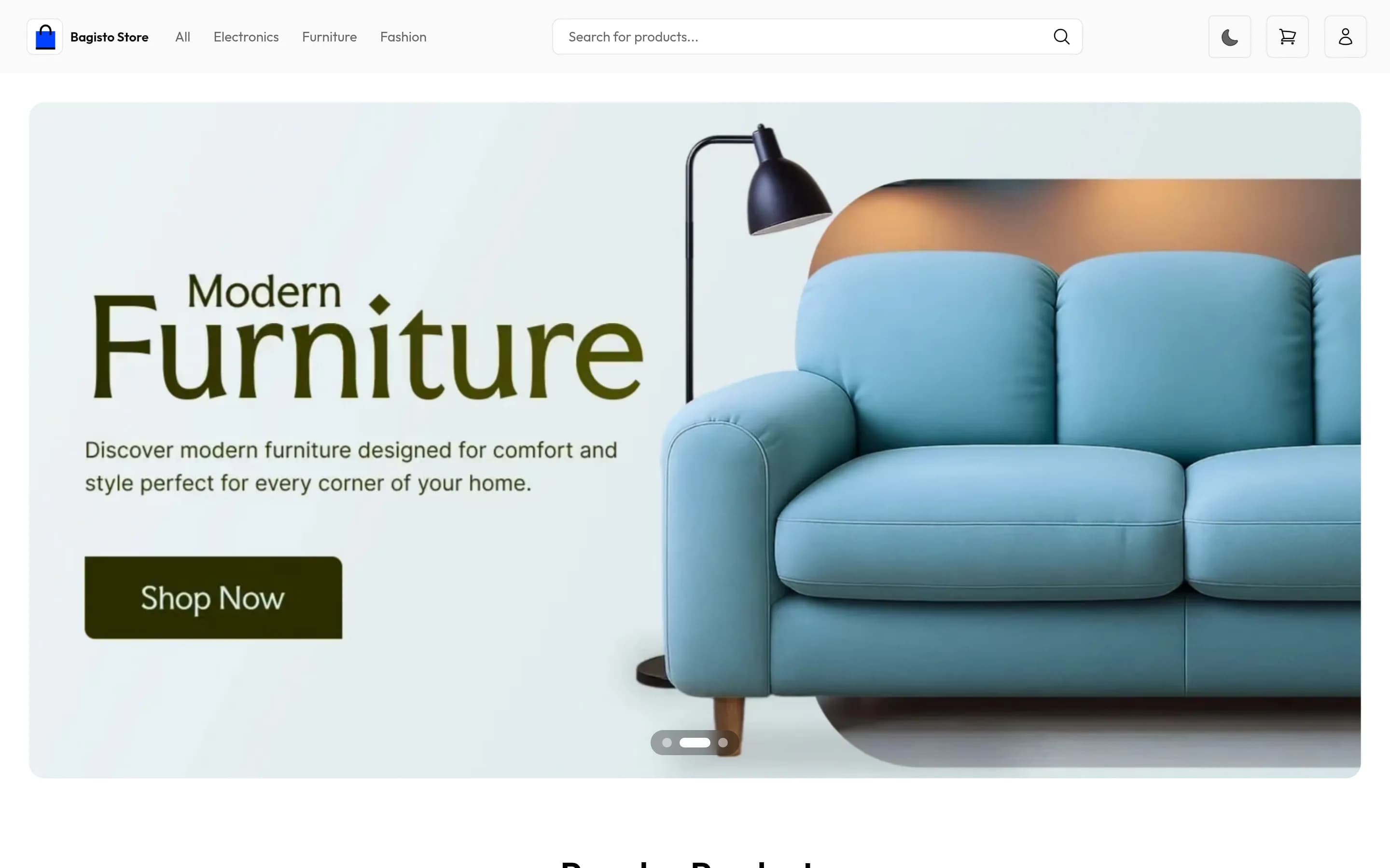 Nextjs-commerce website screenshot