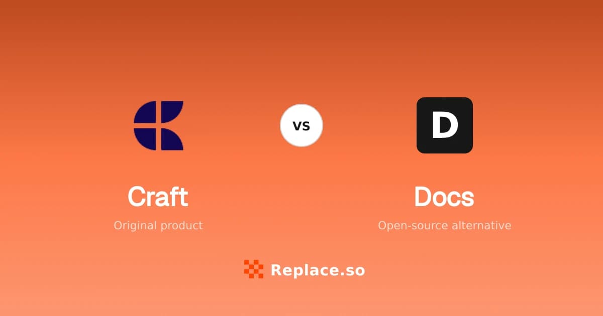 Craft versus Docs comparison