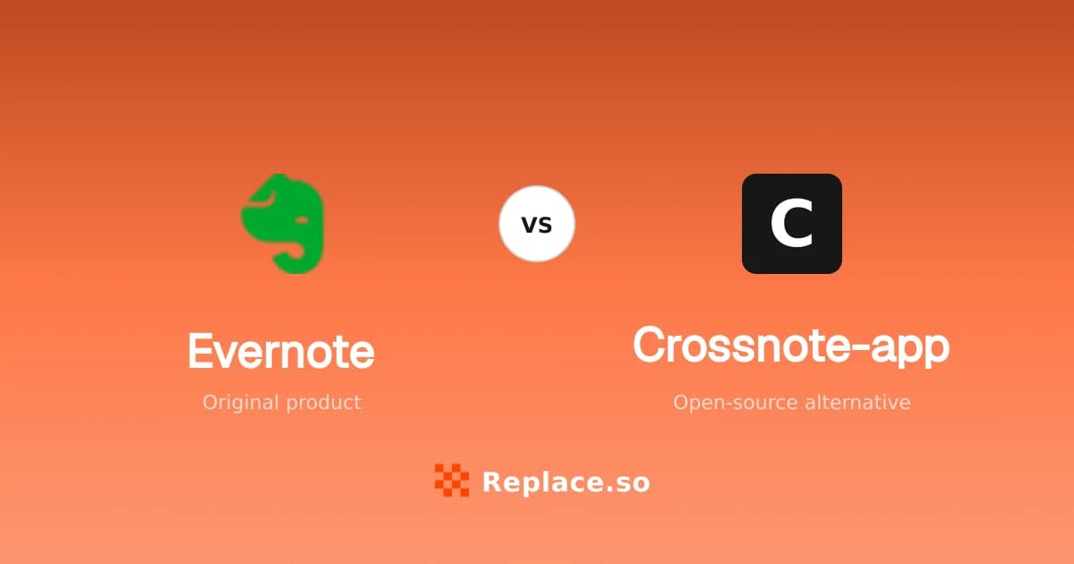 Evernote versus Crossnote-app comparison