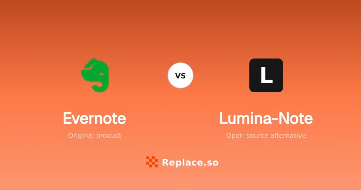 Evernote versus Lumina-Note comparison