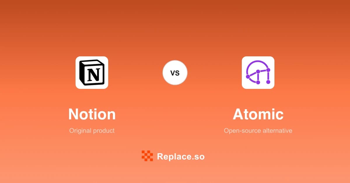 Notion versus Atomic comparison