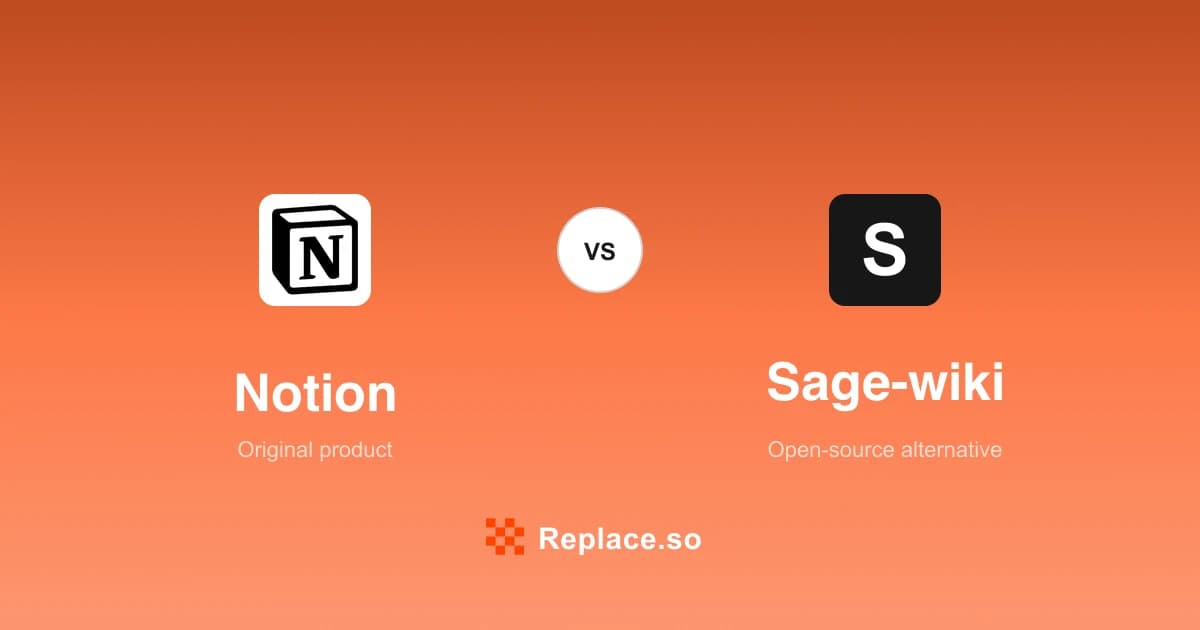 Notion versus Sage-wiki comparison