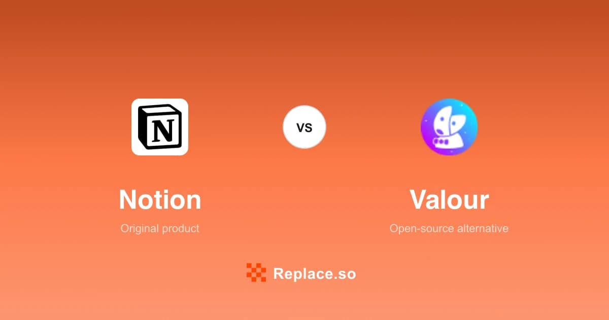 Notion versus Valour comparison
