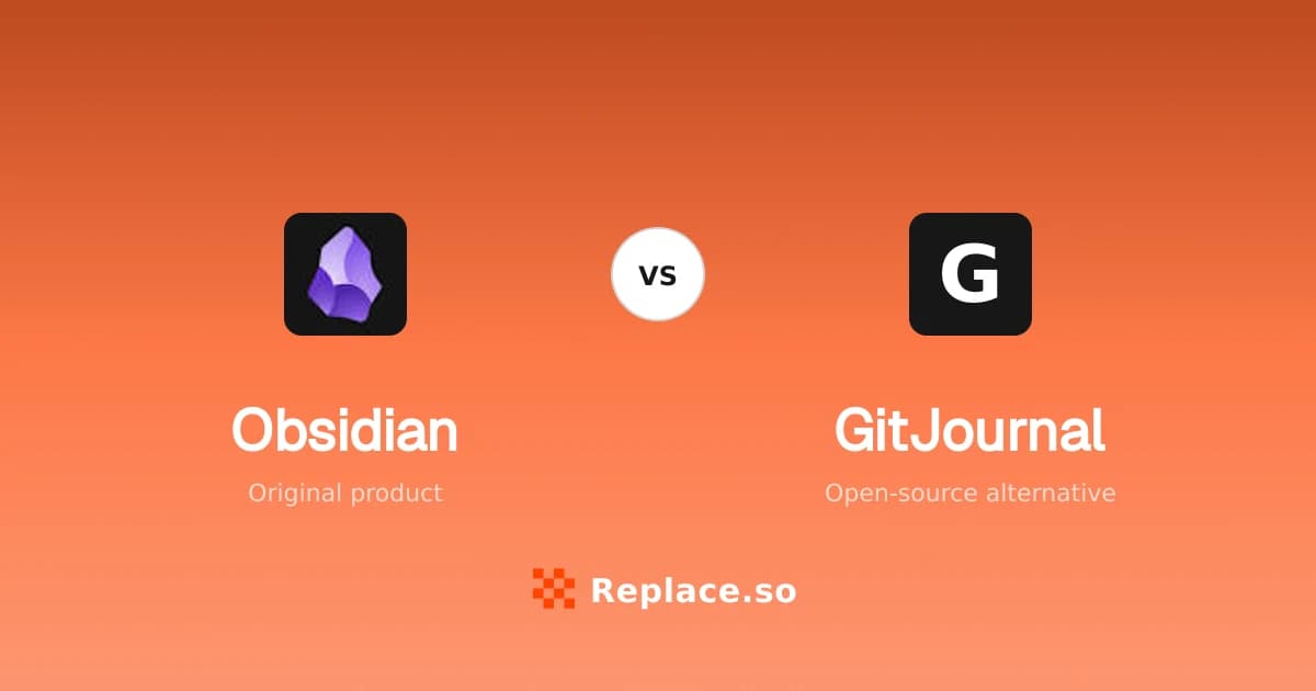 Obsidian versus GitJournal comparison