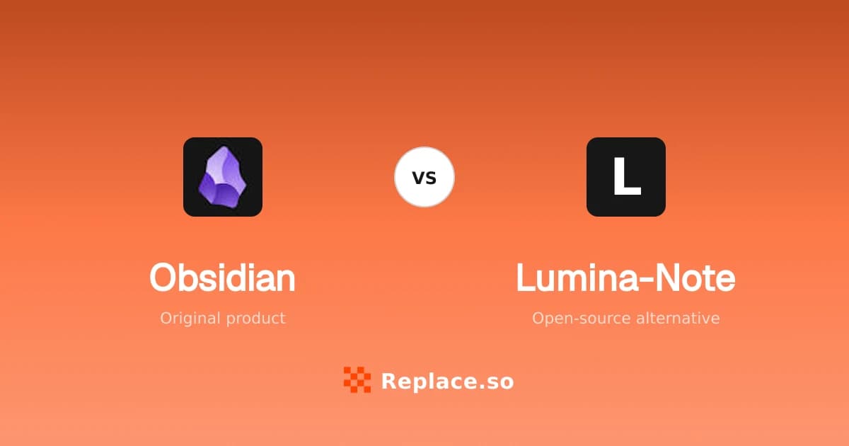 Obsidian versus Lumina-Note comparison