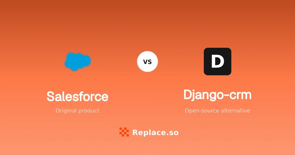 Salesforce versus Django-crm comparison