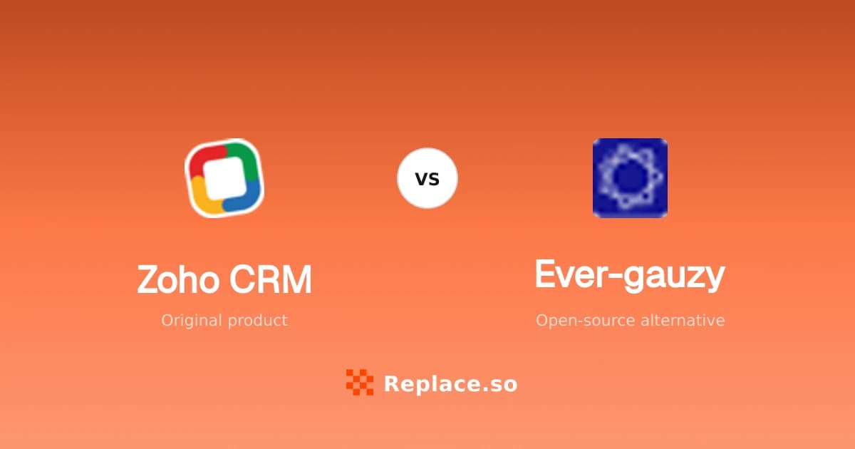 Zoho CRM versus Ever-gauzy comparison