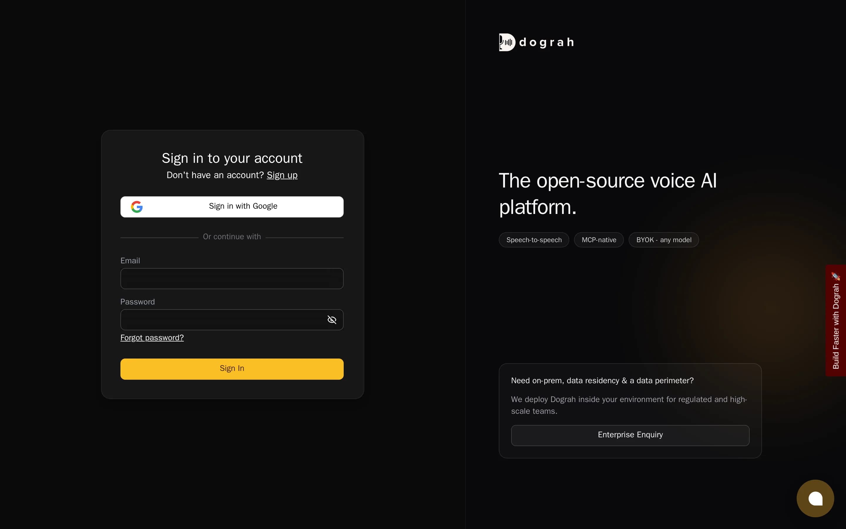 Dograh website screenshot Dograh website screenshot